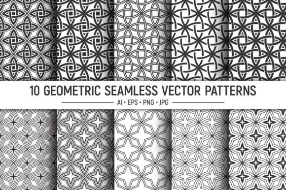 10 Four Pointed Stars Seamless Patterns: Strategic Design for Professional and Creative Applications