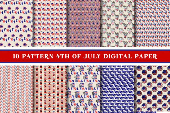 4th of July Digital Paper Pattern: A Versatile Resource for Creative Projects