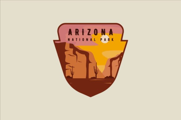 Arizona Emblem Logo Vector Illustration: A Versatile Design for Travel and Branding