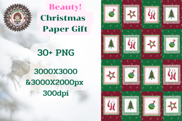 Beauty Christmas Paper Gift