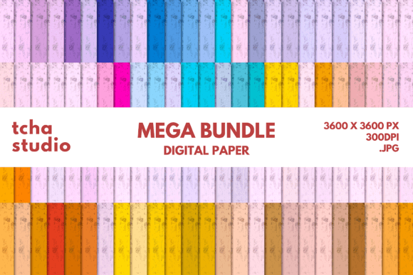 Canvas Retro Digital Papers Bundle: A Versatile Tool for Creative Projects