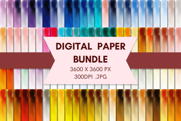 Charcoal Retro Bundle Digital Papers 1