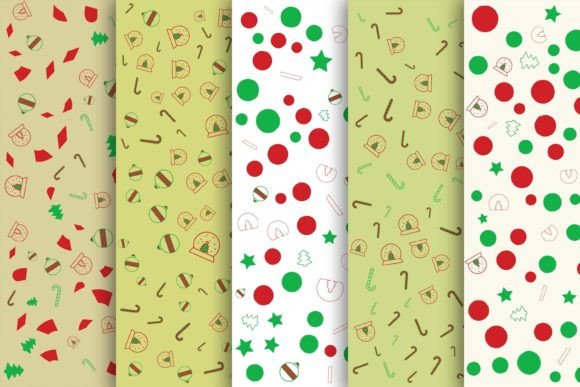 Christmas Ornamental Pattern Background: A Versatile Design Asset for Holiday Creativity