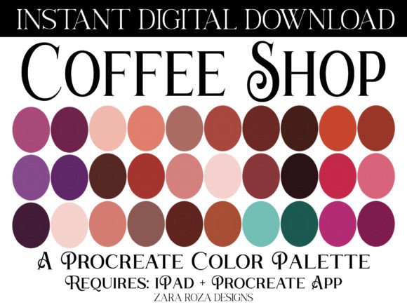 Coffee Shop Procreate Color Palette: A Versatile Tool for Artists and Designers