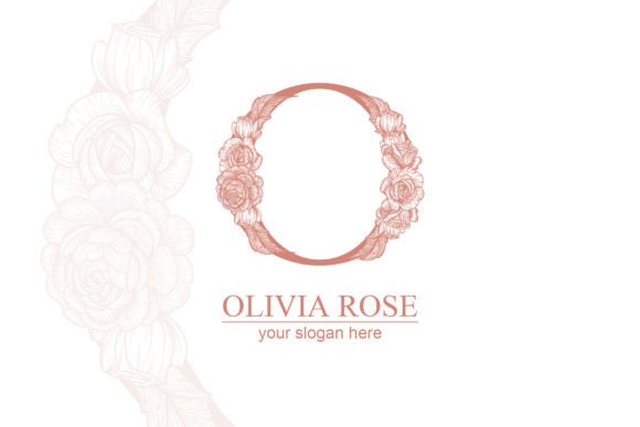 Floral Letter O Monogram: A Versatile Design for Modern Branding