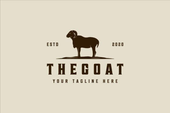Goat Logo Vintage Vector Illustration: A Timeless Symbol for Livestock and Ranch Businesses
