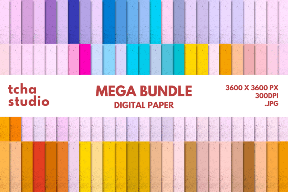 Grunge Retro Digital Papers Bundle: A Versatile Asset for Creative Projects