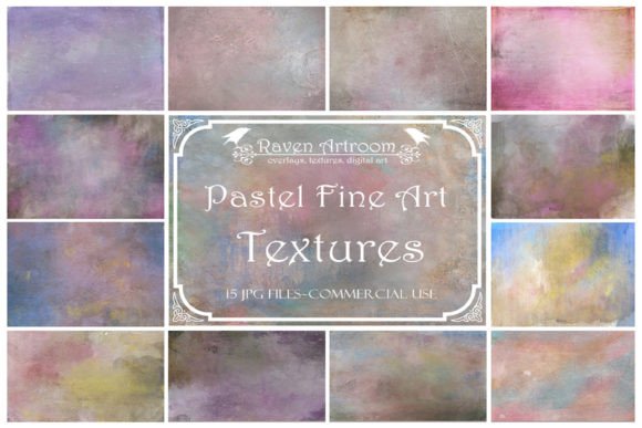 Pastel Fine Art Textures Overlays