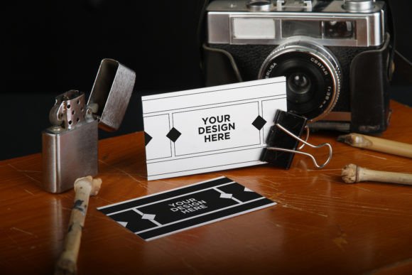 Photographer Vintage Camera BusinessCard Mockups: A Professional Tool for Branding