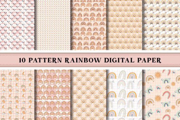 Rainbow Digital Paper Pattern: A Versatile Tool for Creative and Professional Projects
