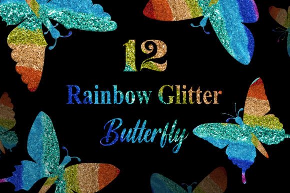 Rainbow Glitter Butterfly Set: A Versatile Tool for Creative Projects