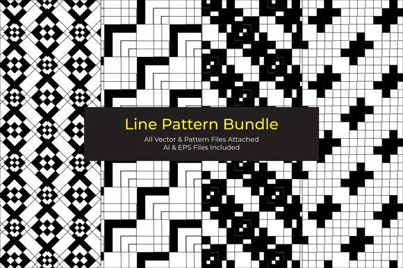 Seamless Line Pattern Bundle-3