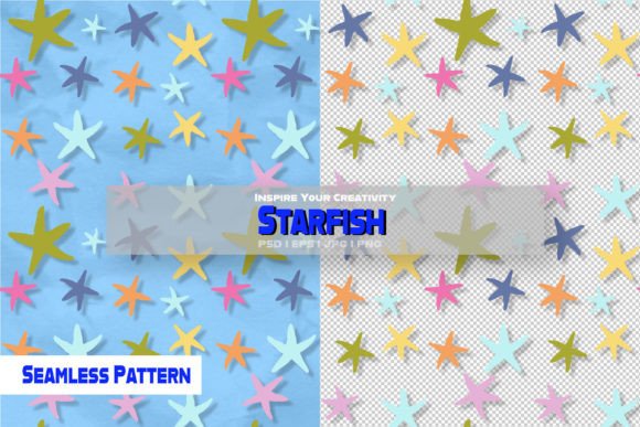 Starfish Seamless Pattern: A Versatile Design Asset