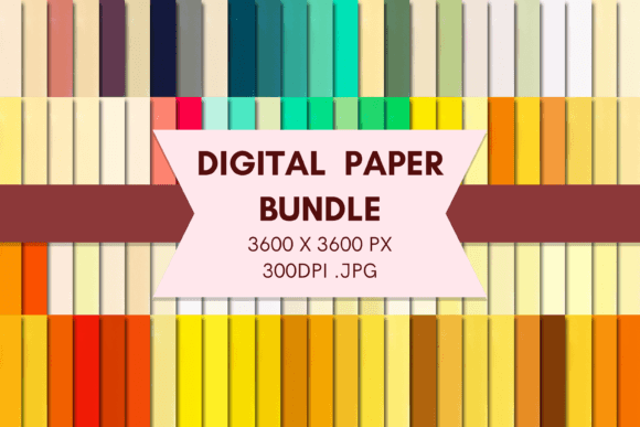 Striped Vintage Digital Papers Bundle: A Versatile Asset for Creative Projects